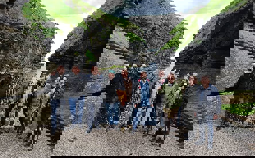 Donsk fakfelagsfólk vitjaðu